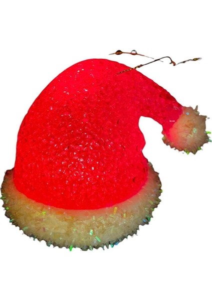 Yılbaşı Hediyesi Dekoratif LED Işık Noel Şapka