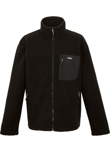 Frankie Borg Fleece Erkek Polar-Siyah