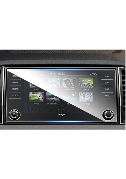 Skoda Kodiaq Ekran Koruyucu 8 Inç Multimedya Nano Şeffaf fiyatları