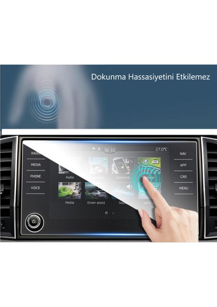 Skoda Kodiaq Ekran Koruyucu 8 Inç Multimedya Nano Şeffaf modelleri