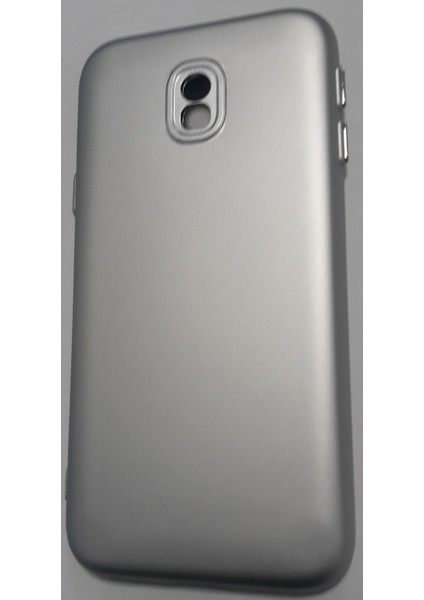 Samsung J3 Pro Metal Düğmeli Dayanıklı Lüx Silikon Kılıf