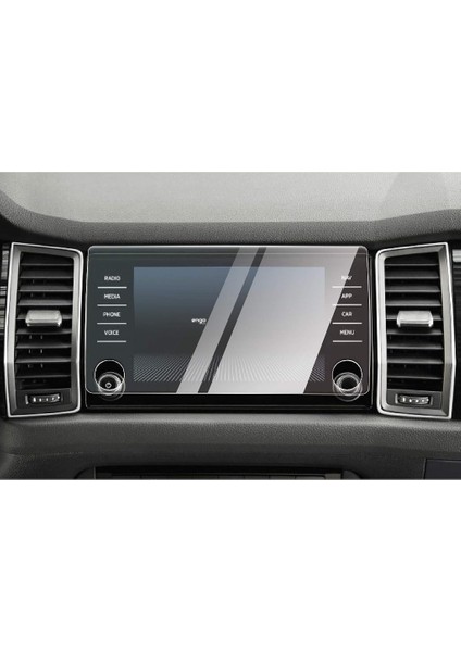 Skoda Karoq Mat Ekran Koruyucu 8 Inç Multimedya Şeffaf