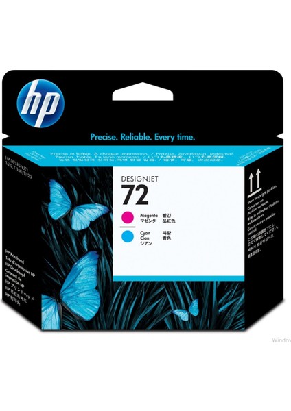 Hp 72 Magenta/cyan Baskı Kafası Orijinal Plotter Designjet Printhead (C9383A)