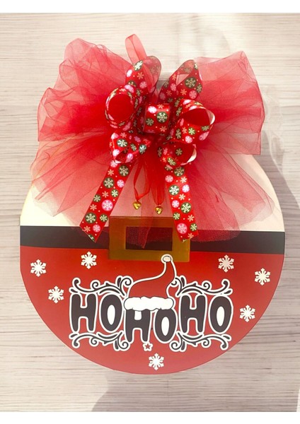 Ho Ho Ho Yılbaşı Noel Baba Kapı Süsü