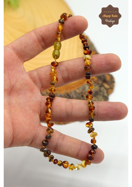 Fosilli Ukrayna Damla Kehribar Çocuk Kolyesi 201023497 modelleri