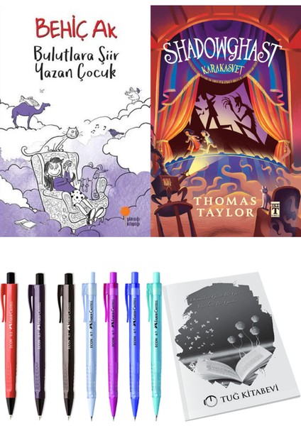Shadowghast Karakasvet ve Bulutlara Şiir Yazan Çocuk 2'li Set - Kalem