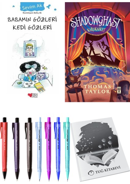 Shadowghast Karakasvet ve Babamın Gözleri Kedi Gözleri 2'li Set - Kalem