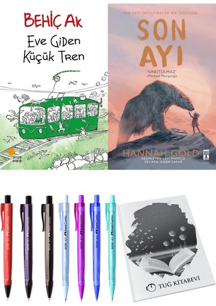 Son Ayı ve Eve Giden Küçük Tren 2'li Set - Kalem