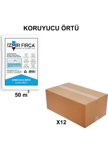 Izmir Fırça Arge Toptan Koruyucu Örtü 50 M2 - 12 Adet 010277