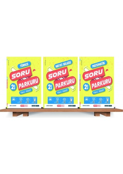 Yayınları Kırmızı Beyaz 2. Sınıf Yeni Nesil Soru Parkuru Seti 3 Kitap