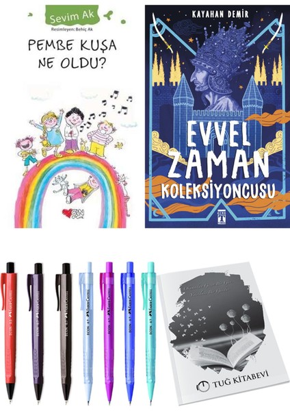 Evvel Zaman Koleksiyoncusu ve Pembe Kuşa Ne Oldu? 2'li Set - Kalem