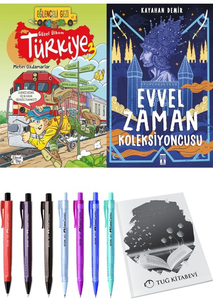 Evvel Zaman Koleksiyoncusu ve Güzel Ülkem Türkiye 3 2'li Set - Kalem