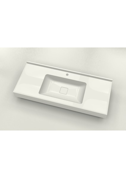 Calia 500 x 1200 mm Etajerli Akrilik Banyo Lavabosu