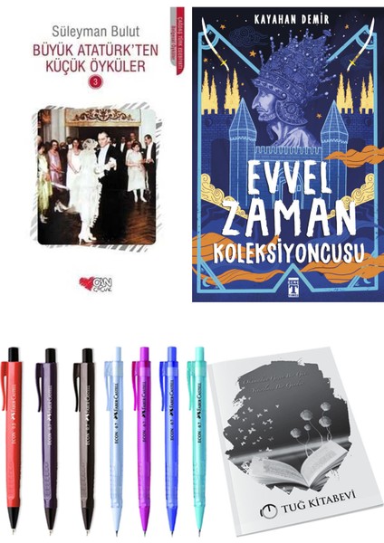 Evvel Zaman Koleksiyoncusu ve Büyük Atatürk'ten Küçük Öyküler 3 2'li Set - Kalem
