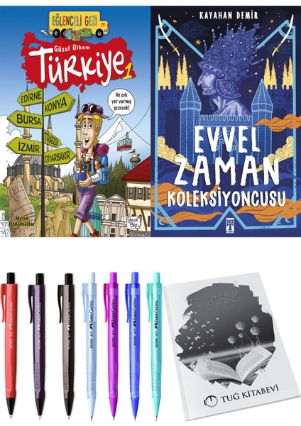 Evvel Zaman Koleksiyoncusu ve Güzel Ülkem Türkiye 1 2'li Set - Kalem