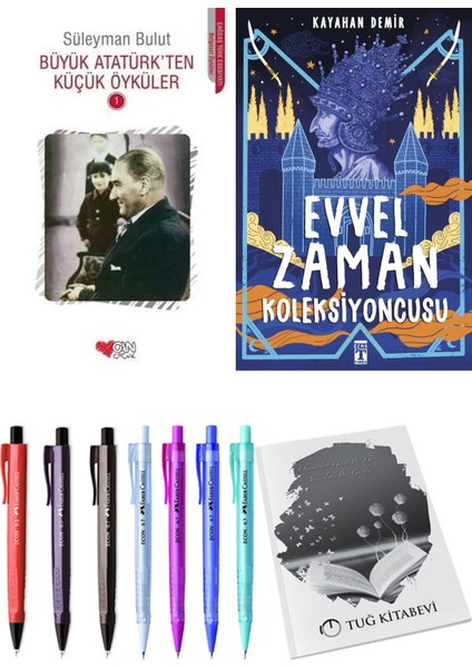 Evvel Zaman Koleksiyoncusu ve Büyük Atatürk'ten Küçük Öyküler 1 2'li Set - Kalem