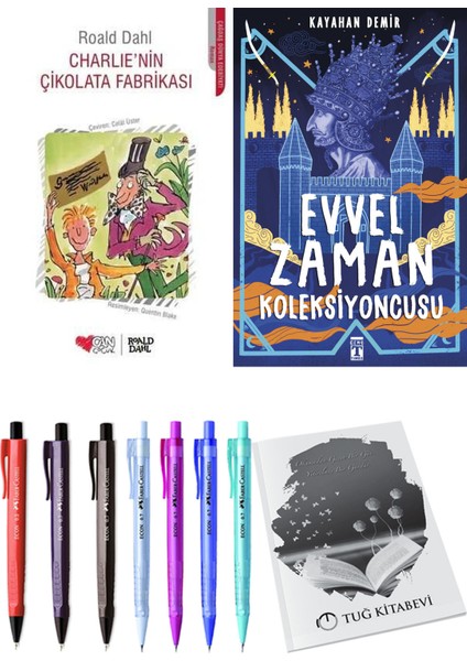 Evvel Zaman Koleksiyoncusu ve Charlie'nin Çikolata Fabrikası 2'li Set - Kalem