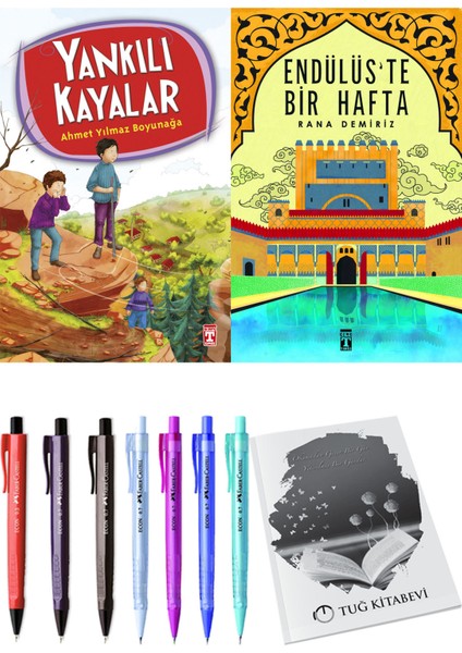 Endülüs'te Bir Hafta ve Yankılı Kayalar 2'li Set - Kalem