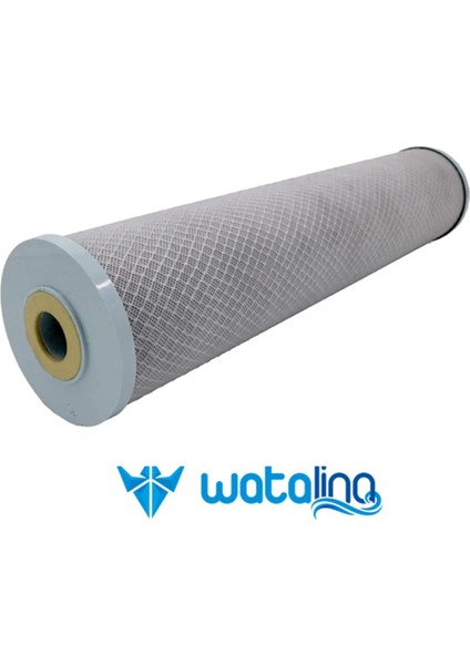 20" Boy 4,5" Çap Jumbo Cto (Klor Tat ve Koku) Blok Karbon Filtre