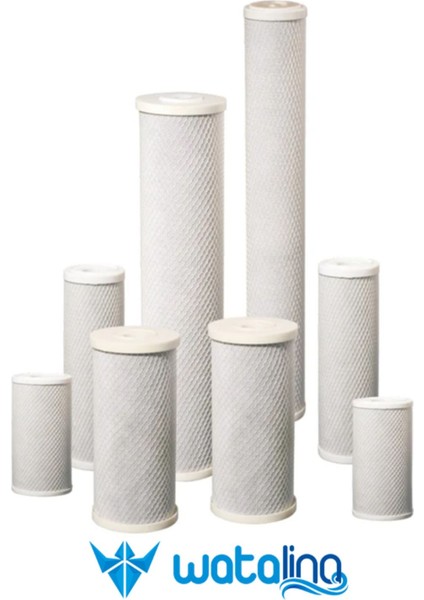 20" Boy 4,5" Çap Jumbo Cto (Klor Tat ve Koku) Blok Karbon Filtre