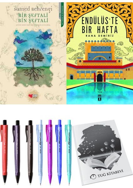 Endülüs'te Bir Hafta ve Bir Şeftali Bin Şeftali 2'li Set - Kalem