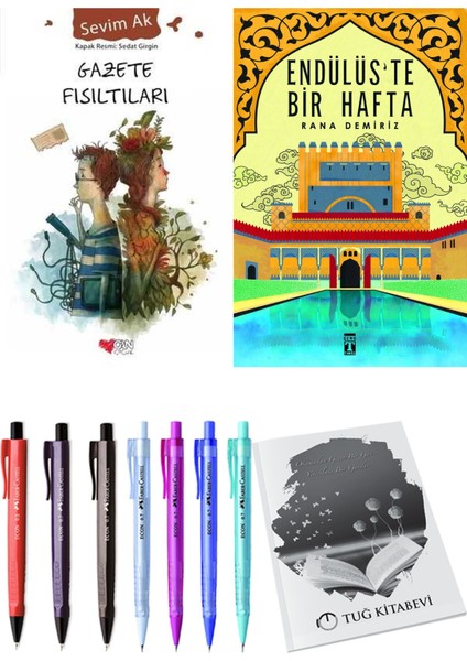 Endülüs'te Bir Hafta ve Gazete Fısıltıları 2'li Set - Kalem
