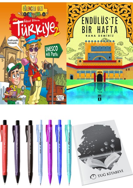 Endülüs'te Bir Hafta ve Güzel Ülkem Türkiye 2 2'li Set - Kalem
