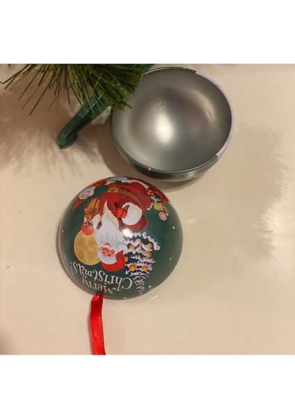 Yeşil Metal Çam Ağacı Süsü Topu Sürpriz Hediye Noel Teması fiyatları
