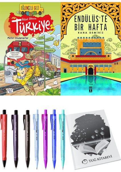 Endülüs'te Bir Hafta ve Güzel Ülkem Türkiye 3 2'li Set - Kalem