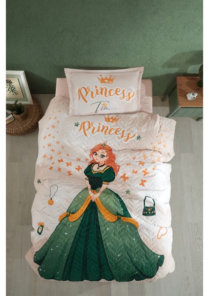 Ranforce %100 Pamuk Tek Kişilik Dört Mevsim Set Tiana