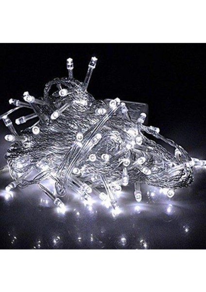 10MT Rgb 100 LED Fişli Noel Parti Yılbaşı Ağaç Dekoratif Aydınlatma Lambası Animasyonlu Süsleme fırsatları