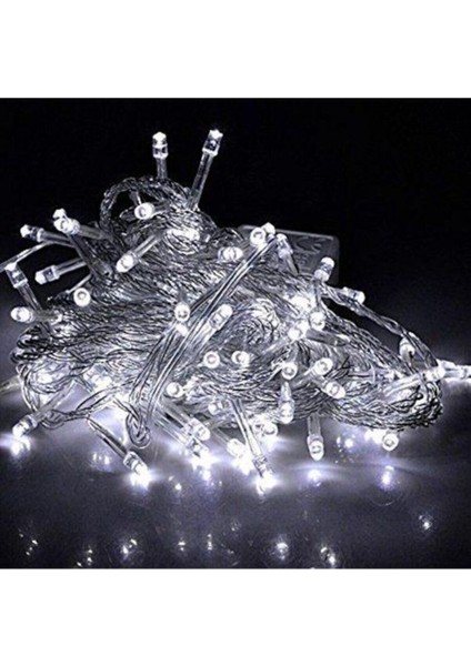 10MT Rgb 100 LED Fişli Noel Parti Yılbaşı Ağaç Dekoratif Aydınlatma Lambası Animasyonlu Süsleme fırsatları