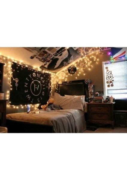 10MT Rgb 100 LED Fişli Noel Parti Yılbaşı Ağaç Dekoratif Aydınlatma Lambası Animasyonlu Süsleme modelleri