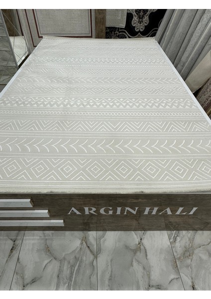 Gri Halı Iskandinav Desen Argın Halı