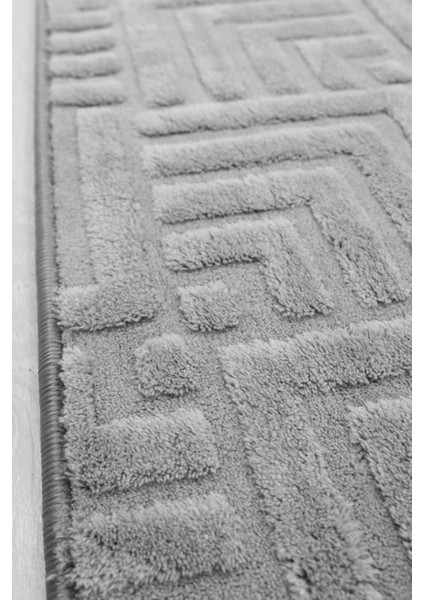 Merinos Frigya Kaymaz Tabanlı Kesme Kabartmalı Salon Koridor Mutfak Hali Gri fiyatları