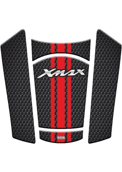 Yamaha Xmax 2023 - 2024 Uyumlu Tank Pad Kırmızı