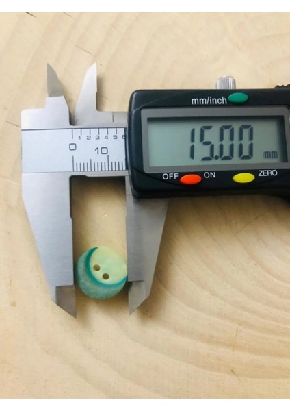 15 mm Yeşil Ay Düğme ( 20 Adet ) fiyatları
