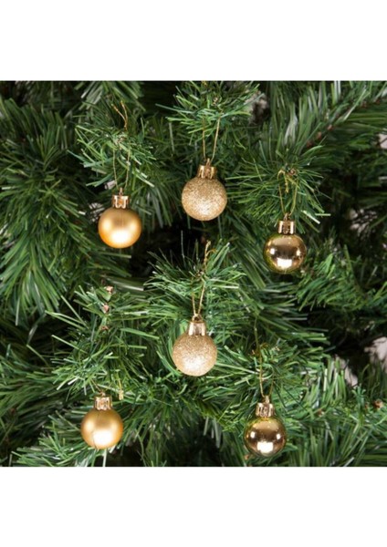 24 Lü Gold Top 24 Lü Çam Ağacı Topu 24 Lü Yılbaşı Ağacı Topu 24 Lü Noel Topu 24 Süs Topu fiyatları