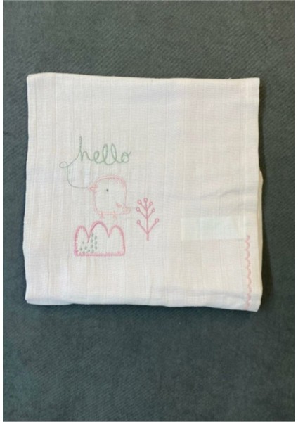 BTK5726 Kız Bebek Müslin Battaniye 80X90
