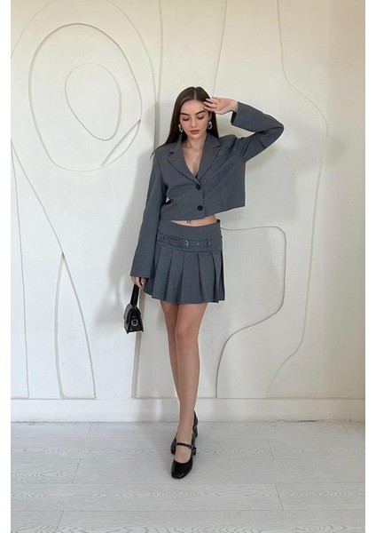 Bomber Ceket ve Pileli Etek Takım fırsatları