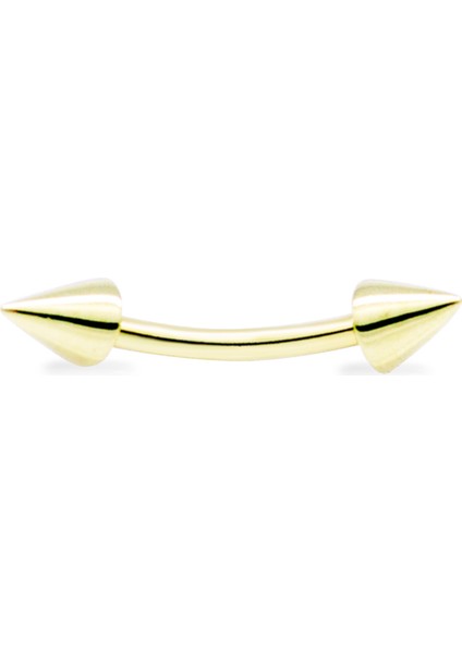 Altın Ok Kaş Rook Piercing
