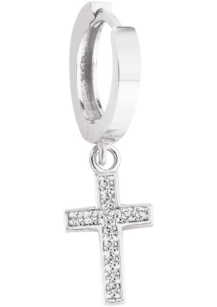 Gümüş Tek Haç Küpe fiyatları