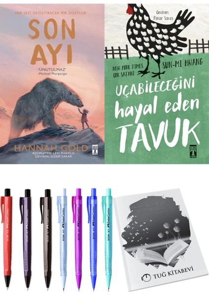 Uçabileceğini Hayal Eden Tavuk ve Son Ayı 2'li Set - Kalem