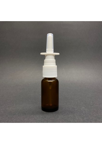 10 ml Kahverengi Şişe, Burun Spreyi, 12 Adet Nazal Spreyli, Ecza Şişesi, Ilaç Şişesi