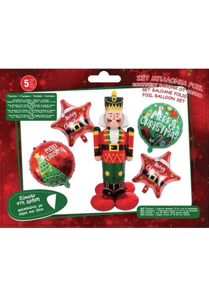 Yılbaşı Noel Folyo Balon