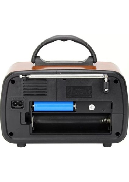 NS-8067 Radyo USB / Tf Kart / Fm Retro Taşınabilir Bluetooth Hoparlör