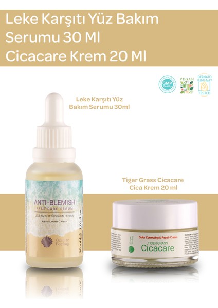 Leke Karşıtı Yüz Bakım Serumu 30 ml + Cicacare Krem Oceanic Feeling 20 ml