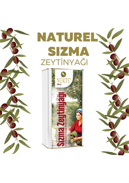 Olgun Hasat Soğuk Sıkım Naturel Sızma 0,5 Dizem-421 Polifenol Zeytinyağı- 5 lt