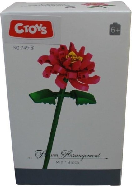 Ctoy Mini Blok Çiçekler 72409 Kamelya