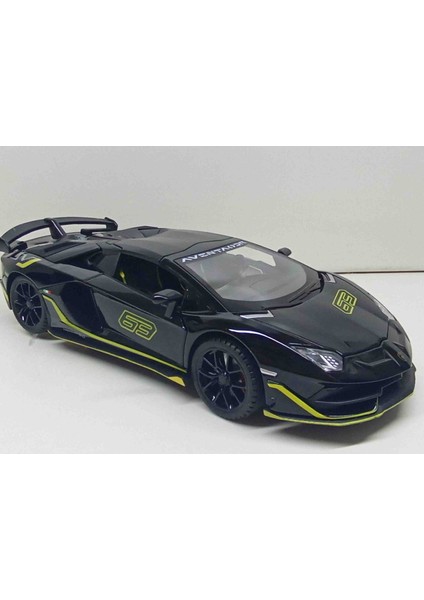 1:24 Sesli Işıklı Lamborghini Aventador 63 ( Full Açılan Model)